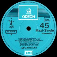 1985 11 18 PAUL McCARTNEY SPIES LIKE US PARTY MIX - 052 20 0941 6 - 4 TRACKS 12 INCH - SPAIN-1 - pic 6