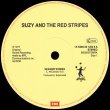1986 07 07 SUZY AND THE RED STRIPES - SEASIDE WOMAN ⁄ B-SIDE TO SEASIDE - K060-20 1352 6 - 5 099920 135263 - 12 INCH - HOLLAND - pic 5