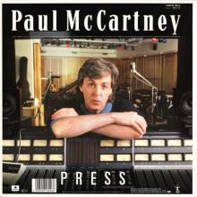 1986 07 14 PAUL McCARTNEY PRESS - 1C K 060-20 1342 6 - 4 TRACKS 12 INCH - GERMANY / HOLLAND - pic 1