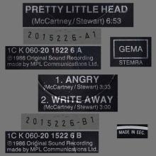 1986 10 27 PAUL McCARTNEY PRETTY LITTLE HEAD - K 060 20 1522 6 - 5 099920 152260 - 3 TRACKS 12 INCH - GERMANY / HOLLAND - pic 1