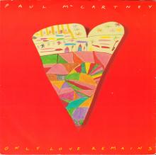 1986 12 01 PAUL McCARTNEY 0NLY LOVE REMAINS - 12R 6148 - 3 TRACKS 12 INCH - UK - pic 1