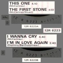 1989 07 17 PAUL McCARTNEY THIS ONE - 12R 6223 - 5 099920 344665 - 4 TRACKS 12 INCH - UK - pic 1