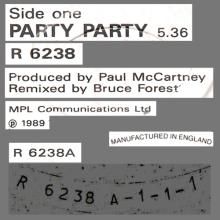 uk45 1989 11 23 - PARTY PARTY - R 6238 - BOXED SET WORLD TOUR PACK - pic 1
