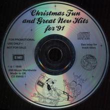 UK 1990 12 00 - CHRISTMAS FUN AND GREAT NEW HITS FOR '91 - CD XMAS 1 - LONG AND WINDING ROAD - pic 3