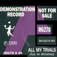 uk1990(3) All My Trials ⁄ C Moon R 6278  - pic 5