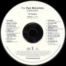 UK 1993 06 07 - 1993 08 09 - THE PAUL McCARTNEY COLLECTION - CDPMCOLDJ 1 - PROMO - pic 1