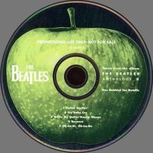 1996 10 28 - THE BEATLES - ANTHOLOGY 3 - CD ANTH 3 - PROMO - pic 3