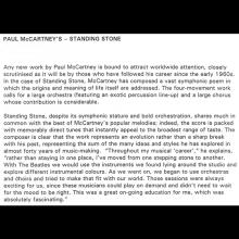 1997 09 29 a Paul McCartney's Standing Stone - press pack - PMC 2 - pic 10