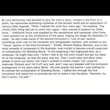1997 09 29 b Paul McCartney's Standing Stone - press pack - PMC 2 - pic 6
