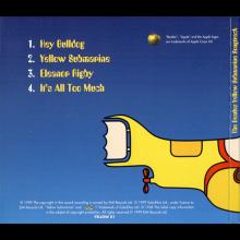 1999 09 13 - THE BEATLES - YELLOW SUBMARINE SONGTRACK - YELLOW 01 - PROMO CD - pic 1
