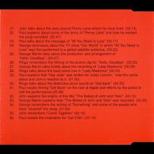 2000 11 13 - THE BEATLES 1 SOUNDBITES - CDLRL 042 - PROMO - pic 6