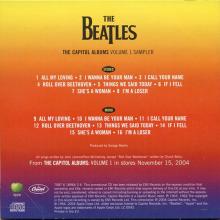 2004 11 15 - THE BEATLES - THE CAPITOL ALBUMS VOLUME 1 - 7087 6 18966 2 6 - PROMO - pic 1