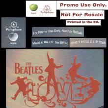 2006 11 20 - THE BEATLES - LOVE - 4 TRACK SAMPLER - 0946 3 81732 2 9 - PROMO CD - pic 1