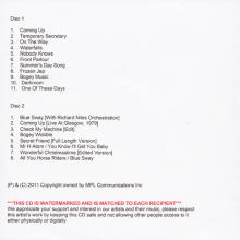 UK 2011 06 13 - McCARTNEY II (2011 REMASTER) - PAUL McCARTNEY ARCHIVE COLLECTION - PROMO CDR - pic 1