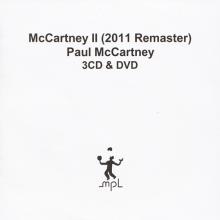 UK 2011 06 13 - McCARTNEY II (2011 REMASTER) - PAUL McCARTNEY ARCHIVE COLLECTION - PROMO CDR - pic 1