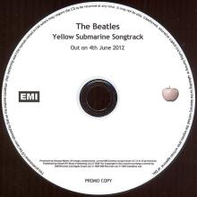 2012 06 05 - THE BEATLES YELLOW SUBMARINE SONGTRACK - PROMO CD - pic 1