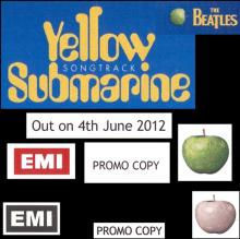 2012 06 05 - THE BEATLES YELLOW SUBMARINE SONGTRACK - PROMO CD - pic 1