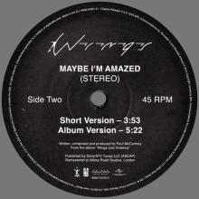 2013 04 20 PAUL McCARTNEY MAYBE I'M AMAZED - MONO STEREO - HRM 34261 01 - 8 88072 34261 3 - 12 INCH - EU - pic 6