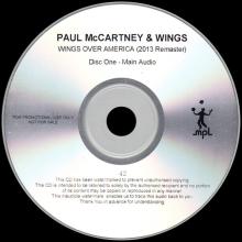 UK 2013 05 27 - WINGS OVER AMERICA (2013 REMASTER) - A - DISC ONE - MAIN AUDIO - MPL LOGO - PROMO CDR - pic 1
