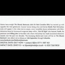 UK 2013 07 29 - THE BLOODY BEETROOTS - OUT OF SIGHT FEAT. PAUL McCARTNEY AND YOUTH - TWO TRACKS PROMO - pic 5