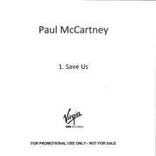 UK 2013 12 09 - PAUL McCARTNEY - NEW - SAVE US - CONCORD MUSIC GROUP - PROMO CDR - pic 1