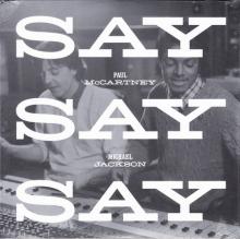 2015 10 06 PAUL McCARTNEY - SAY SAY SAY (2015 REMIX) - HRM-38269-01 - 8 88072 38269 5 - 12 INCH - EU - pic 1