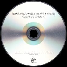 UK 2016 05 19 - 1985 PAUL McCARTNEY - WINGS vs. TIMO MAAS - JAMES TEEJ - PROMO CD - pic 1