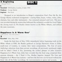 1996 uk21CDhol a The Beatles Anthology 3 - 7243 8 34451 2 7 ⁄ BEATLES CD DISCOGRAPHY UK      - pic 9