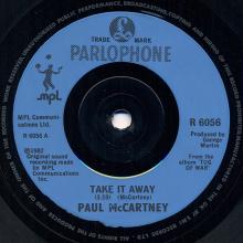 uk29 Take It Away ⁄ I'll Give You A Ring R 6056  - pic 1