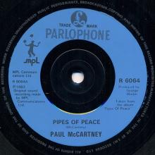 uk1983(1) Pipes Of Peace ⁄ So Bad R 6064 - pic 3