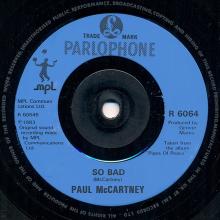 uk1983(1) Pipes Of Peace ⁄ So Bad R 6064 - pic 1