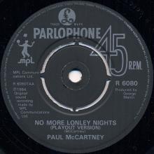 uk35 No More Lonely Nights R 6080 - pic 1