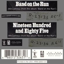uk61 Band On The Run ⁄ Nineteen Hundred And Eighty Five - 8 88072 32631 6 - HRM-32631-01 - pic 5