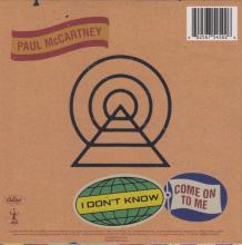 uk65 2019 01 03 - I DON'T KNOW ⁄ COME ON TO ME - MADE IN EU - HOLLAND - pic 1