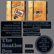 ukfl 1980 a The Beatles Box - Promo Flexi Record For Export To Belgium - Made In England By Lyntone French Text LYN 9657 DS BTL - pic 1
