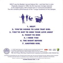 2007 US The Beatles HELP - 7 Song Radio Sampler -promo - pic 1