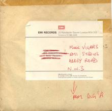 UK1977  TWO SINGLE SIDED TEST PRESSINGS FOR THE RECORD 'WE MOVED' (MPL1) - PROMO - pic 1