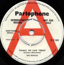 uk R5160 A Hard Day's Night / Things We Said Today - pic 2