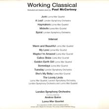 1999 Working Classical / Paul McCartney / Programme  - pic 6