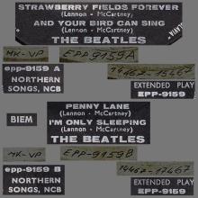 yu022 Strawberry Fields Forever ⁄ Penny Lane ⁄ EPP-9159 - pic 5
