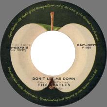 yu060 061 Get Back ⁄ Don't Let Me Down ⁄ SAP 8279 -BEATLES DISCOGRAPHY YUGOSLAVIA - pic 7
