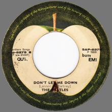 yu060 061 Get Back ⁄ Don't Let Me Down ⁄ SAP 8279 -BEATLES DISCOGRAPHY YUGOSLAVIA - pic 8
