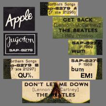 yu060 061 Get Back ⁄ Don't Let Me Down ⁄ SAP 8279 -BEATLES DISCOGRAPHY YUGOSLAVIA - pic 10