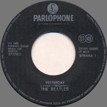 yu200 Yesterday ⁄ I Should Have Known Better ⁄ SPAR 88895 - R 6013  -BEATLES DISCOGRAPHY YUGOSLAVIA - pic 7