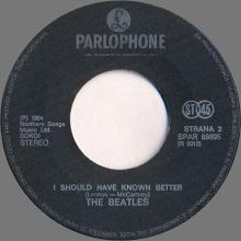 yu200 Yesterday ⁄ I Should Have Known Better ⁄ SPAR 88895 - R 6013  -BEATLES DISCOGRAPHY YUGOSLAVIA - pic 10
