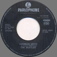 yu260 Paperback Writer ⁄ Rain ⁄ SPAR 88923 - R 5452  -BEATLES DISCOGRAPHY YUGOSLAVIA - pic 1