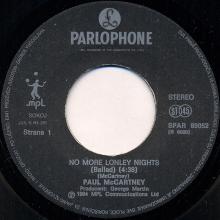 yu35 No More Lonely Nights SPAR 89052 - pic 1