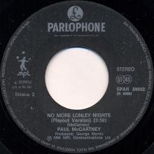yu35 No More Lonely Nights SPAR 89052 - pic 1